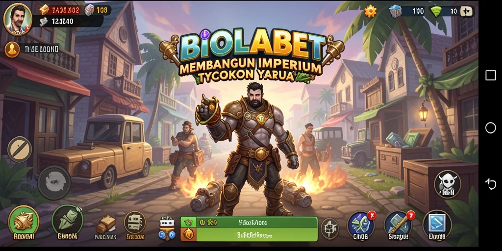 Tampilan gameplay BIOLABET dengan strategi Tycoon yang menarik.