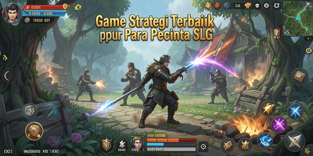 Tampilan gameplay SLG yang seru dan mendebarkan di BOS01.