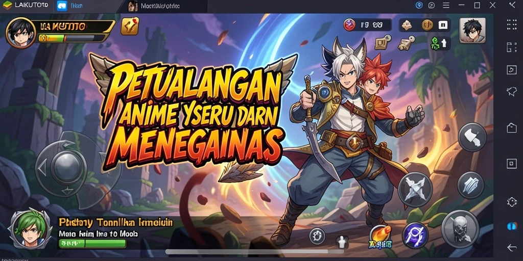 Tampilan gameplay seru dan penuh warna di LAKUTOTO.
