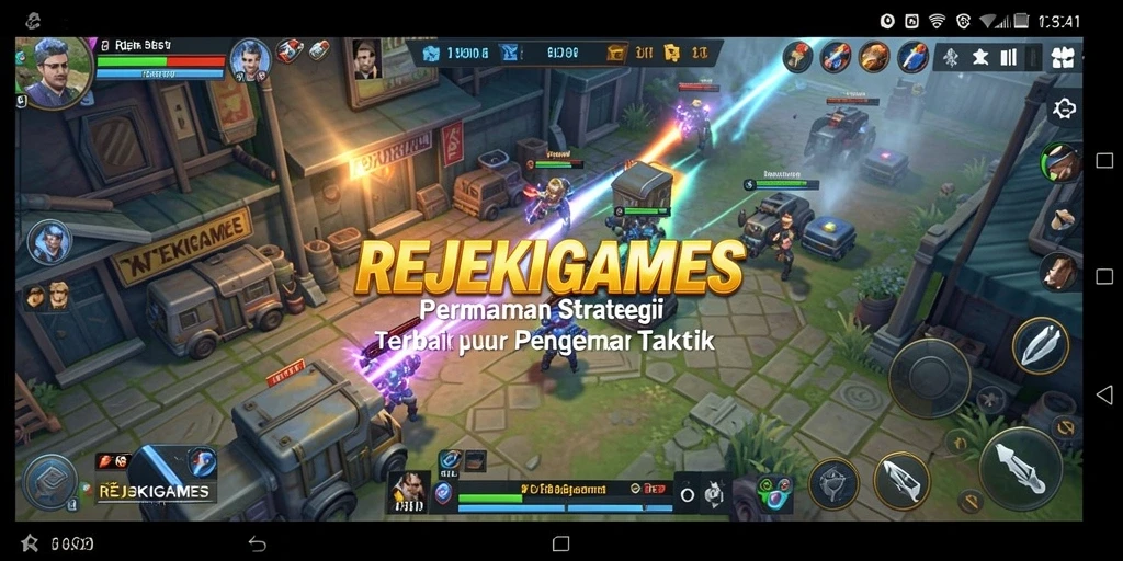 Tampilan gameplay strategi menegangkan di REJEKIGAMES.