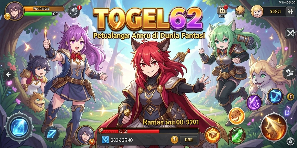 Screenshot gameplay TOGEL62 yang menampilkan karakter Anime dalam aksi.