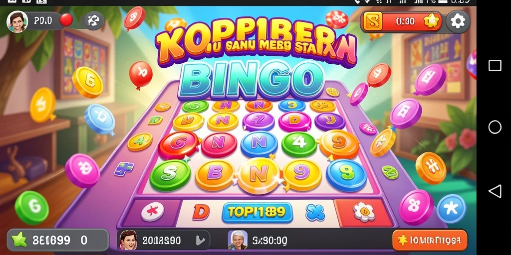 Tampilan gameplay menarik dari aplikasi Bingo TOPI189.